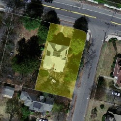 1772 Beacon St, Newton MA  02468-1434 aerial view