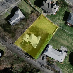 420 Dudley Rd, Newton MA  02459-2812 aerial view