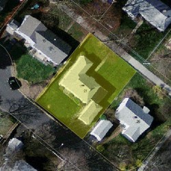 21 Cavanaugh Path, Newton MA 02459-3701 aerial view