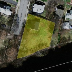 32 Williams St, Newton MA  02464-1349 aerial view