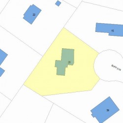 20 Buff Cir, Newton MA  02459-2914 plot plan