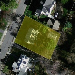 14 Hobart Rd, Newton MA 02459-1313 aerial view