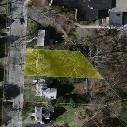 298 Cypress St, Newton MA  02459-2230 aerial view