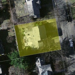 45 Olde Field Rd, Newton MA 02459-2757 aerial view