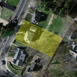 554 Parker St, Newton MA  02459-2975 aerial view