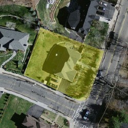 218 Brookline St, Newton MA  02459-2803 aerial view