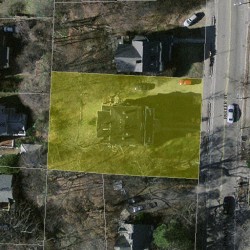 63 Parker St, Newton MA 02459-2544 aerial view