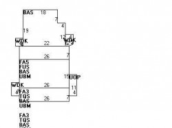 7 Crescent Sq, Newton MA  02458-1513 floor plan
