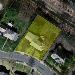 129 Dorset Rd, Newton MA 02468-1454 aerial view