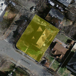 29 Arlington St, Newton MA 02458-2453 aerial view