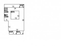 102 Los Angeles St, Newton MA 02458-1019 floor plan