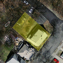 65 Columbia Ave, Newton MA 02464-1445 aerial view