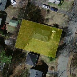 25 Bemis Rd, Newton MA 02460-1204 aerial view