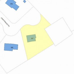 197 Countryside Rd, Newton MA  02459-2918 plot plan