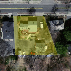 62 Auburndale Ave, Newton MA 02465-1420 aerial view