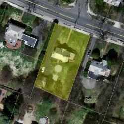 1806 Beacon St, Newton MA 02468-1469 aerial view