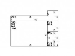 403 Highland St, Newton MA  02465-2707 floor plan