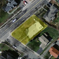 55 Fair Oaks Ave, Newton MA 02460-1216 aerial view