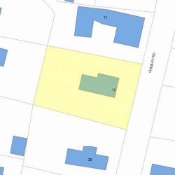 19 Chesley Rd, Newton MA  02459-1903 plot plan