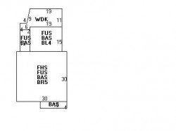 54 Woodbine St, Newton MA 02466-1809 floor plan