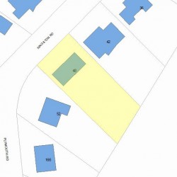 48 Kingston Rd, Newton MA  02461-1014 plot plan