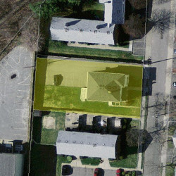 25 Rustic St, Newton MA 02458-1024 aerial view