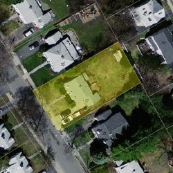 27 Fairway Dr, Newton MA 02465-1712 aerial view