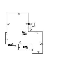 47 Wallace St, Newton MA  02461-1921 floor plan