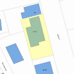48 High St, Newton MA 02461-1939 plot plan