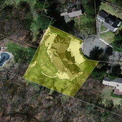 48 Bonnybrook Rd, Newton MA 02468-1001 aerial view