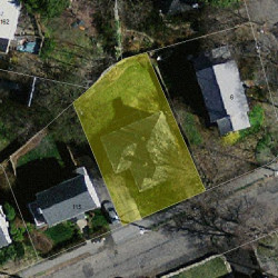 105 Nonantum St, Newton MA 02458-2447 aerial view