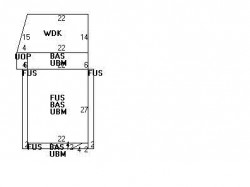 187 Concord St, Newton MA  02462-1325 floor plan