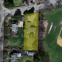 194 Moffat Rd, Newton MA  02468-1128 aerial view
