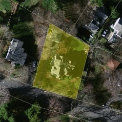 19 Fairmont Ave, Newton MA  02458-2505 aerial view