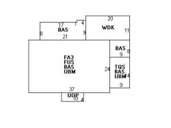 273 Ward St, Newton MA 02459-1212 floor plan