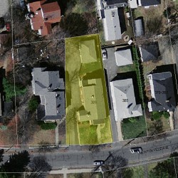 389 Newtonville Ave, Newton MA 02460-1928 aerial view