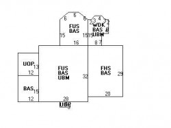 53 Bishopsgate Rd, Newton MA 02459-2006 floor plan