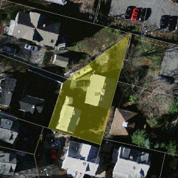 22 Oakland St, Newton MA 02458-1801 aerial view