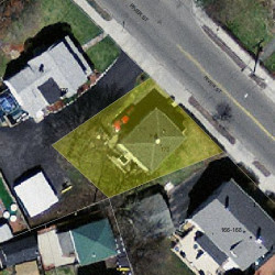 170 River St, Newton MA 02465-1430 aerial view