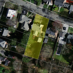 40 Brackett Rd, Newton MA  02458-2612 aerial view