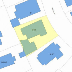 31 Capital St, Newton MA 02458-1301 plot plan