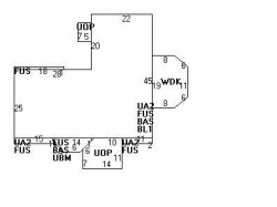 91 Hunnewell Ave, Newton MA 02458-2240 floor plan