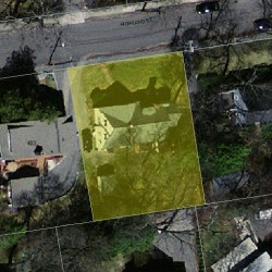 409 Highland St, Newton MA 02465-2707 aerial view