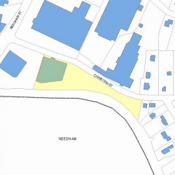 27 Christina St, Newton MA  02461-1955 plot plan