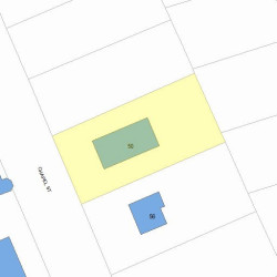 50 Chapel St, Newton MA  02458-1011 plot plan