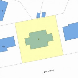80 Jackson St, Newton MA  02459-2512 plot plan