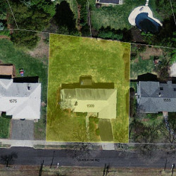 1569 Commonwealth Ave, Newton MA  02465-2800 aerial view