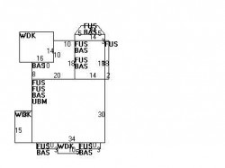 132 Church St, Newton MA 02458-2004 floor plan
