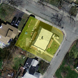 75 Smith Ave, Newton MA  02465-1543 aerial view