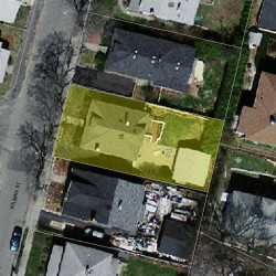 76 Tolman St, Newton MA 02465-1020 aerial view